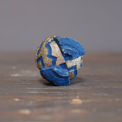 Half and Half Gilded Ocean GUINOMI Sake Cup #HT522