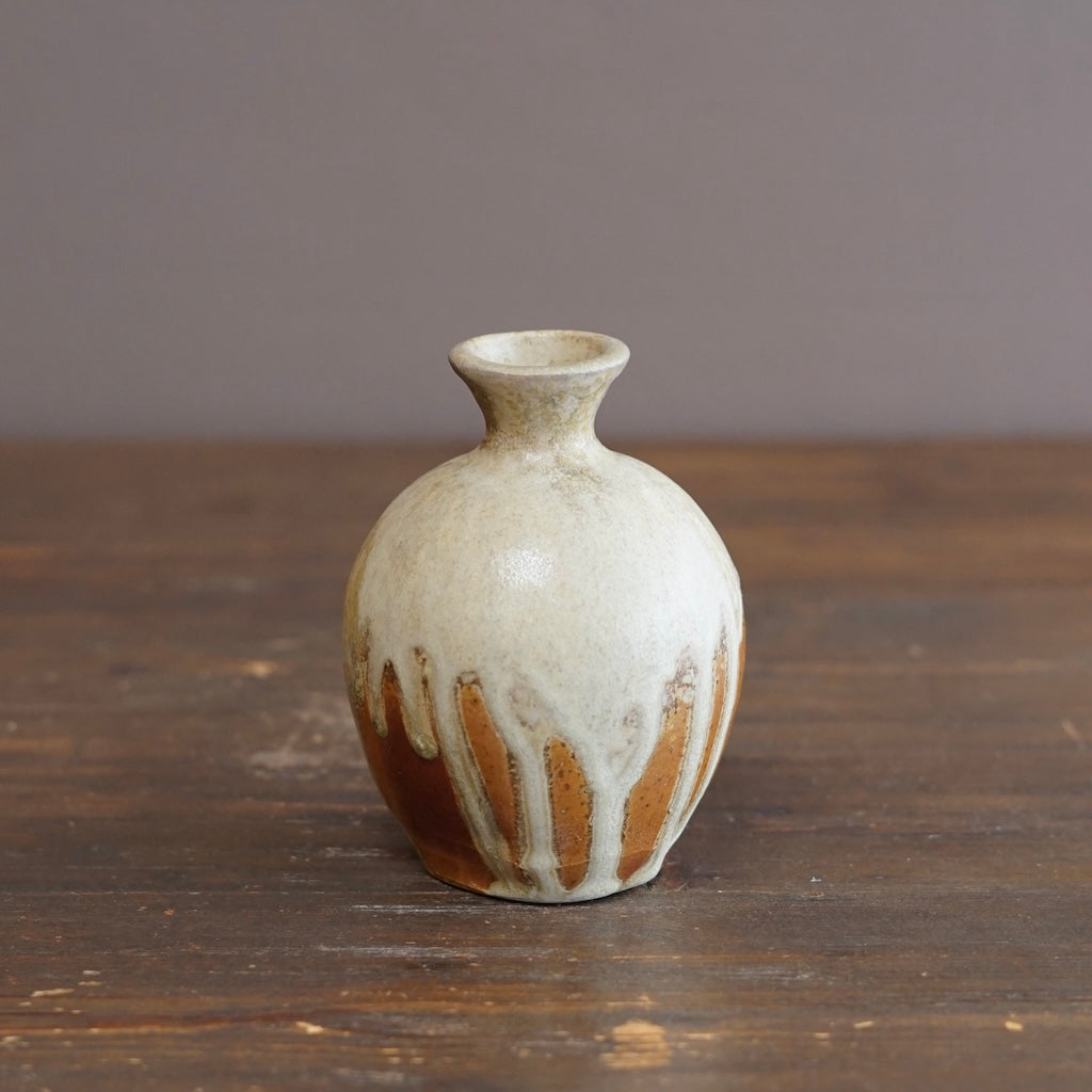 Wood Fired Bottle Vase #LR73B