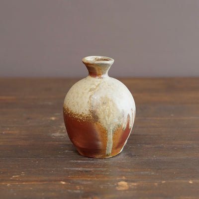 Wood Fired Bottle Vase #LR73B