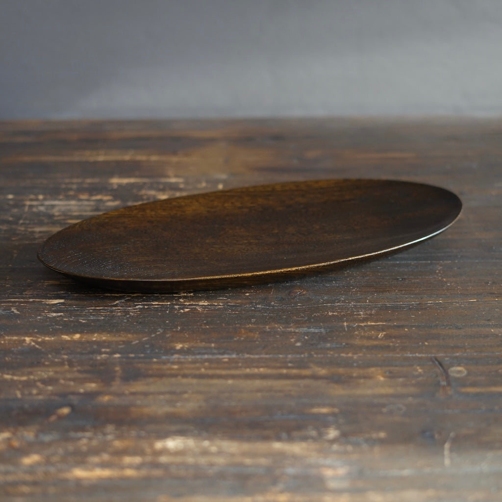 Hand Carved Oval Serving Platter #YT34