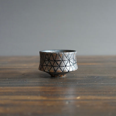 Geometric Inlay GUINOMI Sake Cup #OMT97A