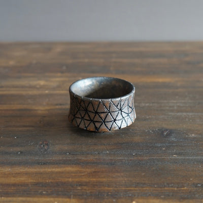 Geometric Inlay GUINOMI Sake Cup #OMT97A