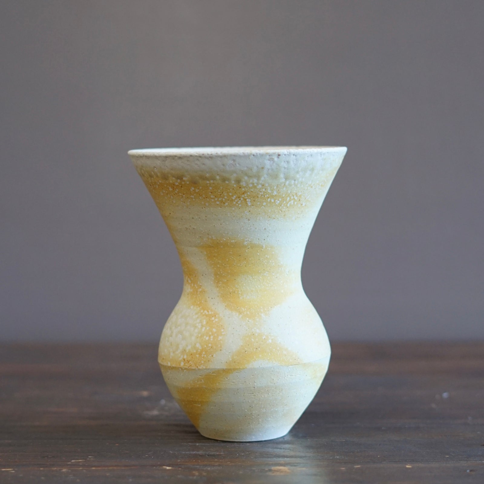 Soda Fired Flower Vase #LR77B
