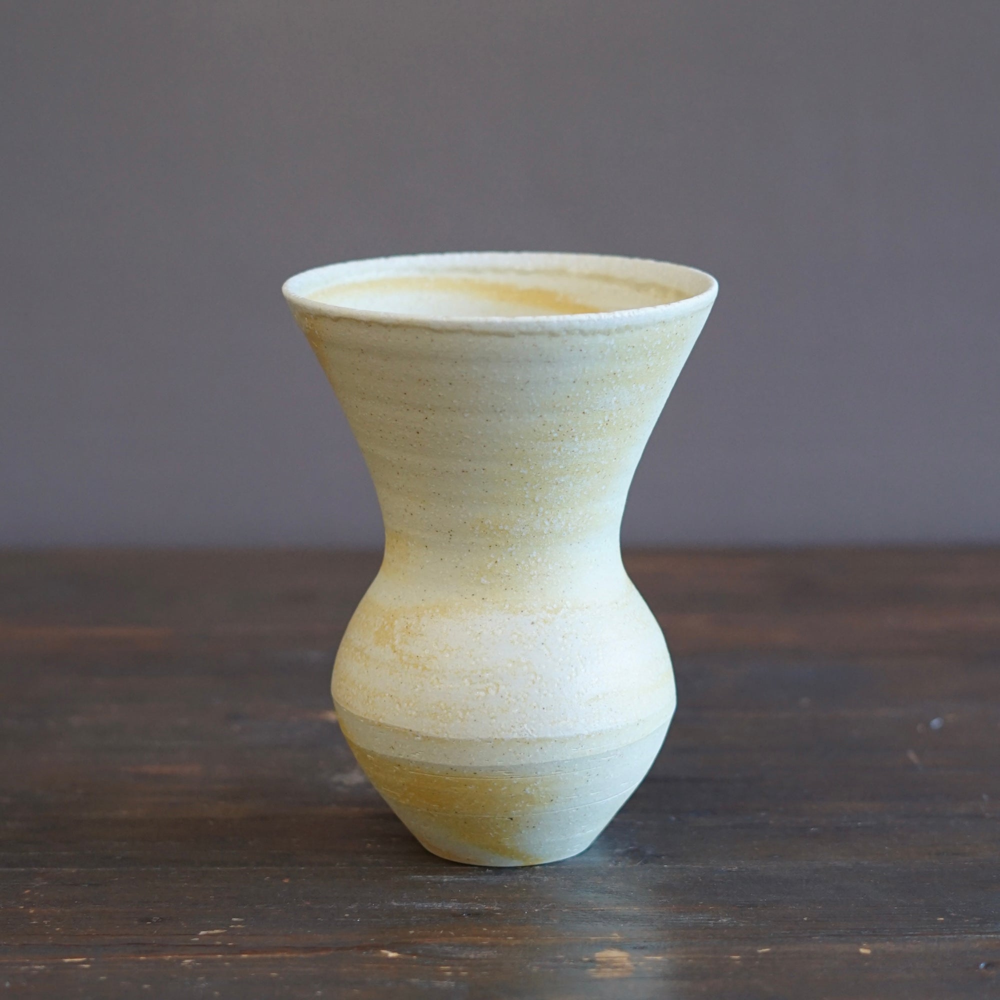 Soda Fired Flower Vase #LR77B