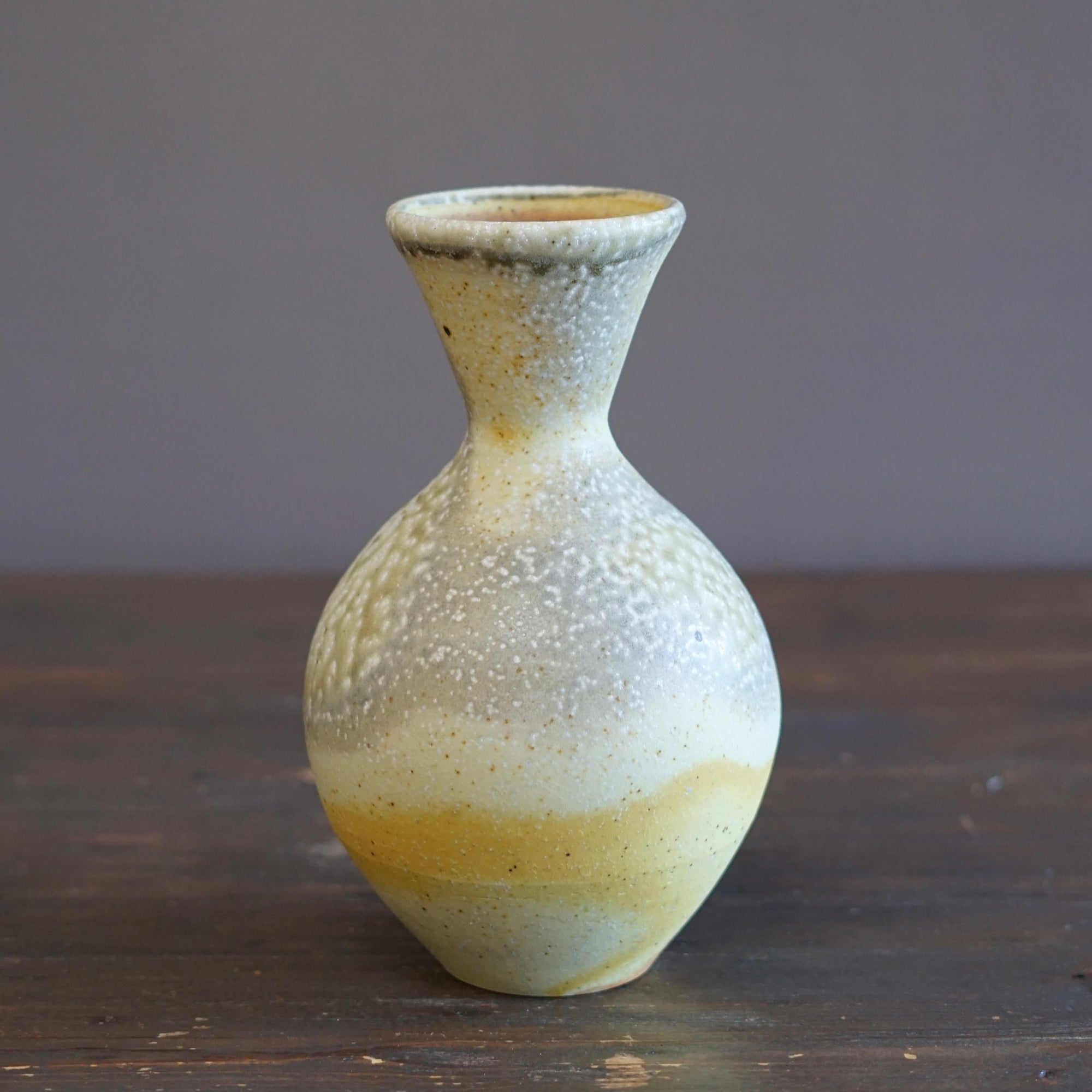 Soda Fired Flower Vase #LR77C