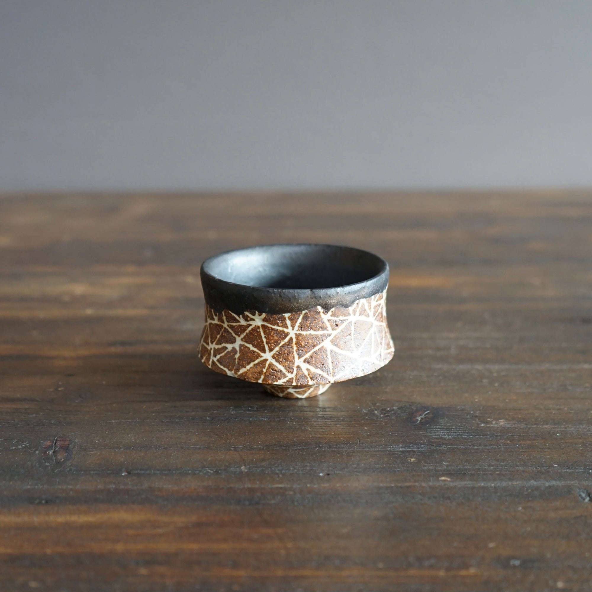 Geometric Inlay GUINOMI Sake Cup #OMT97C