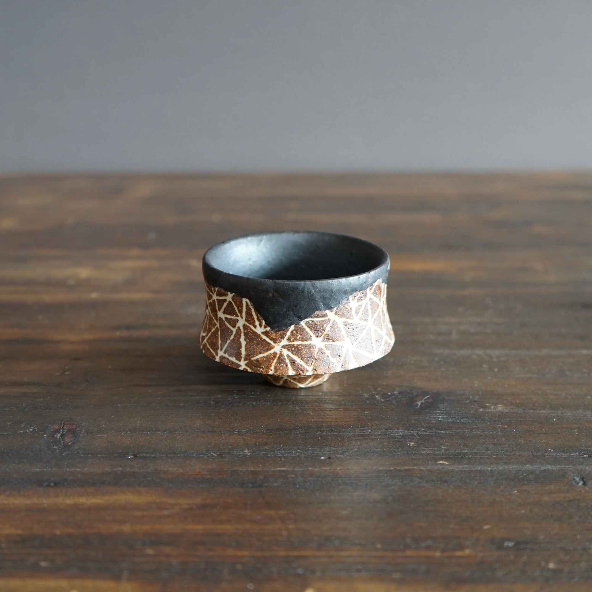 Geometric Inlay GUINOMI Sake Cup #OMT97C