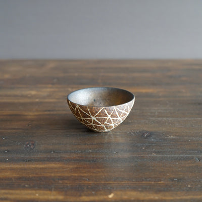 Geometric Inlay GUINOMI Sake Cup #OMT97D