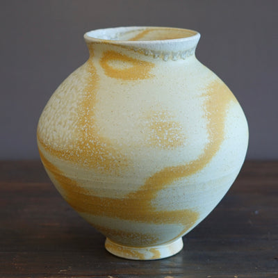 Soda Fired Large Jar #LR79