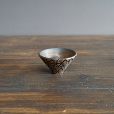 Geometric Inlay GUINOMI Sake Cup #OMT97E