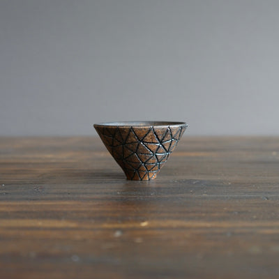 Geometric Inlay GUINOMI Sake Cup #OMT97G