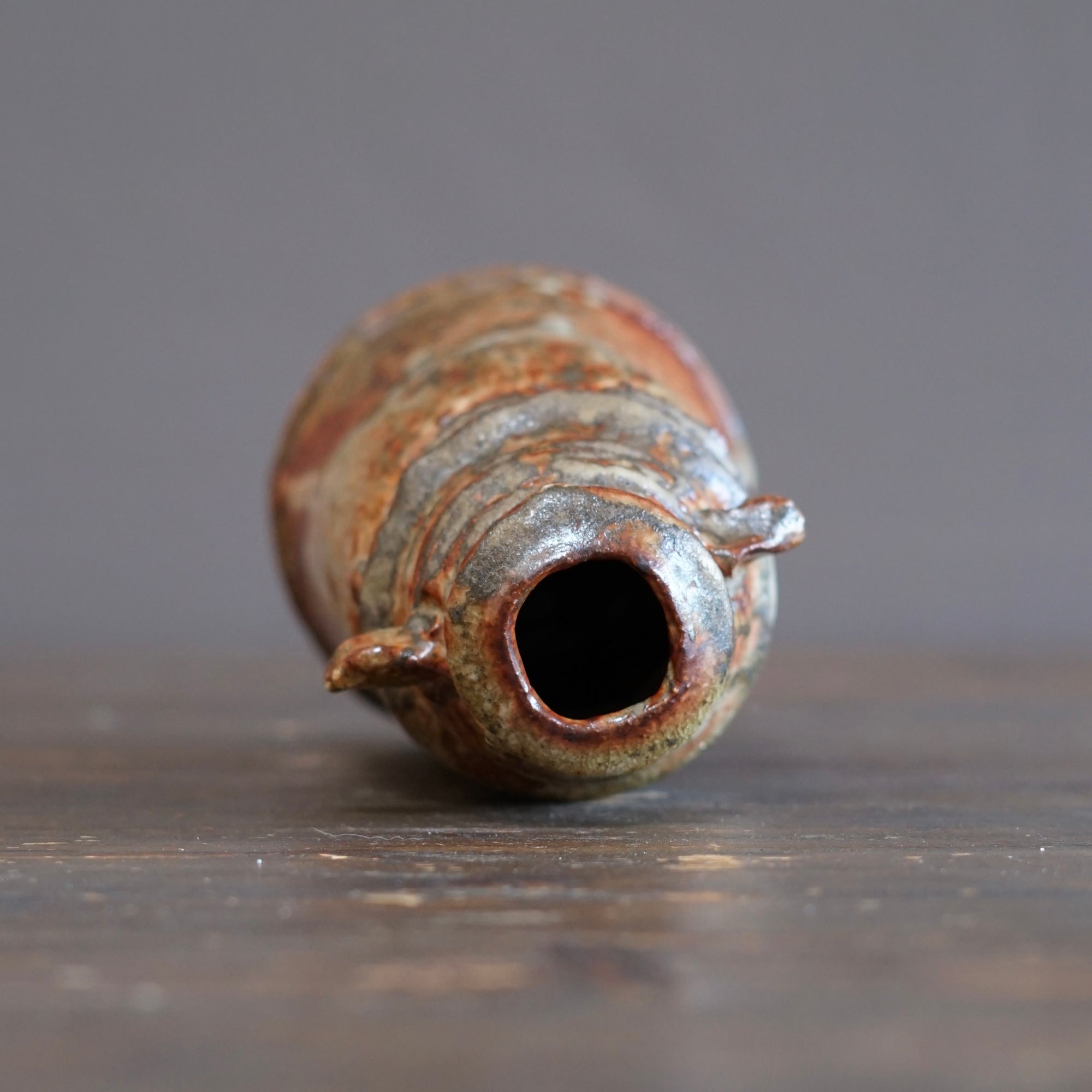 Wood Fired Flower Vase #FQ761B