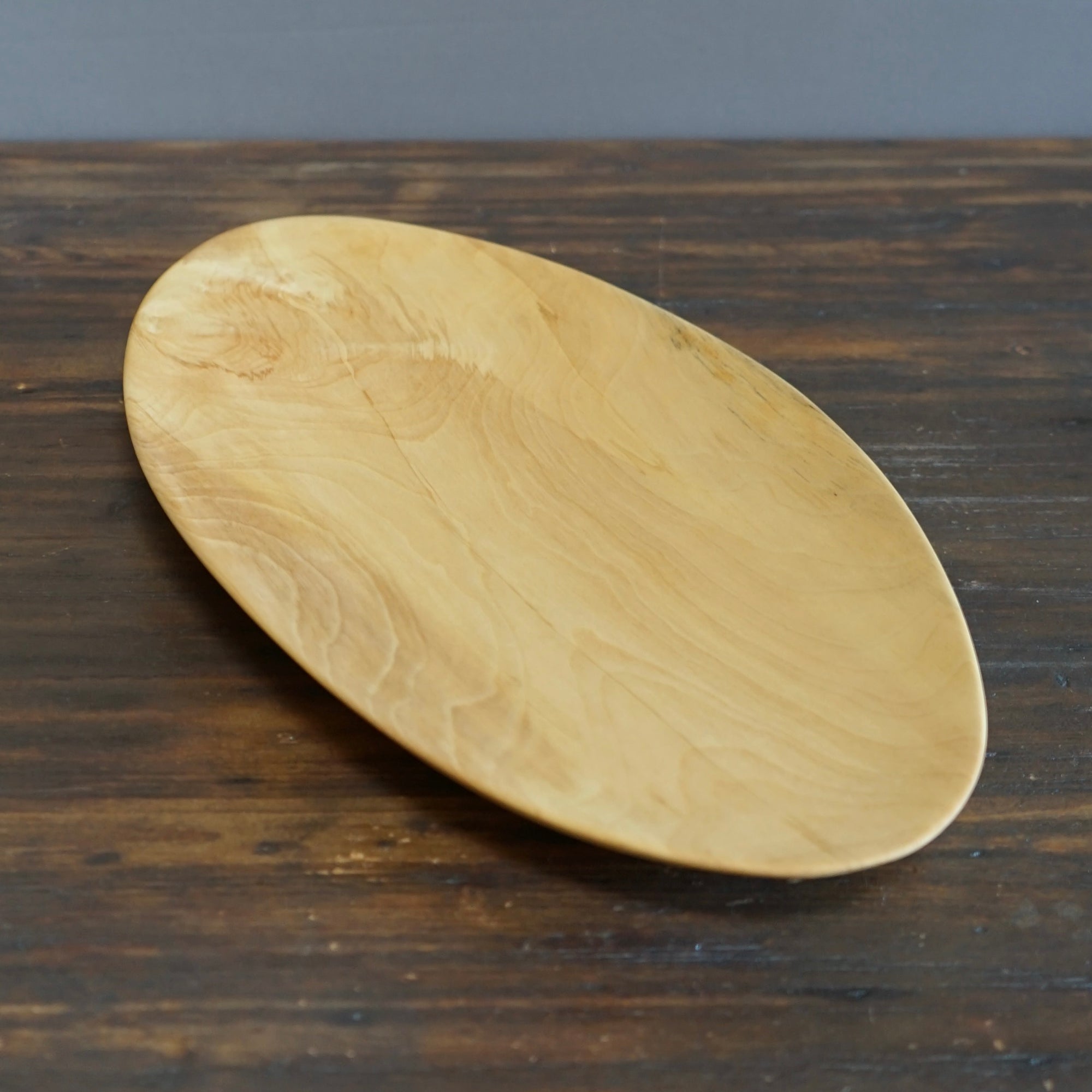 Wooden Oblong Serving Platter #YT23