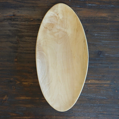 Wooden Oblong Serving Platter #YT23