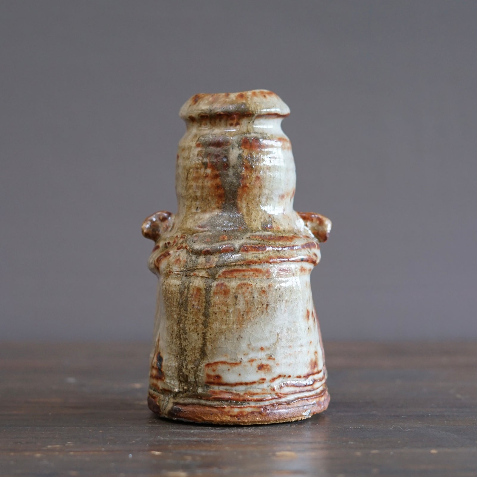 Wood Fired Flower Vase #FQ761D