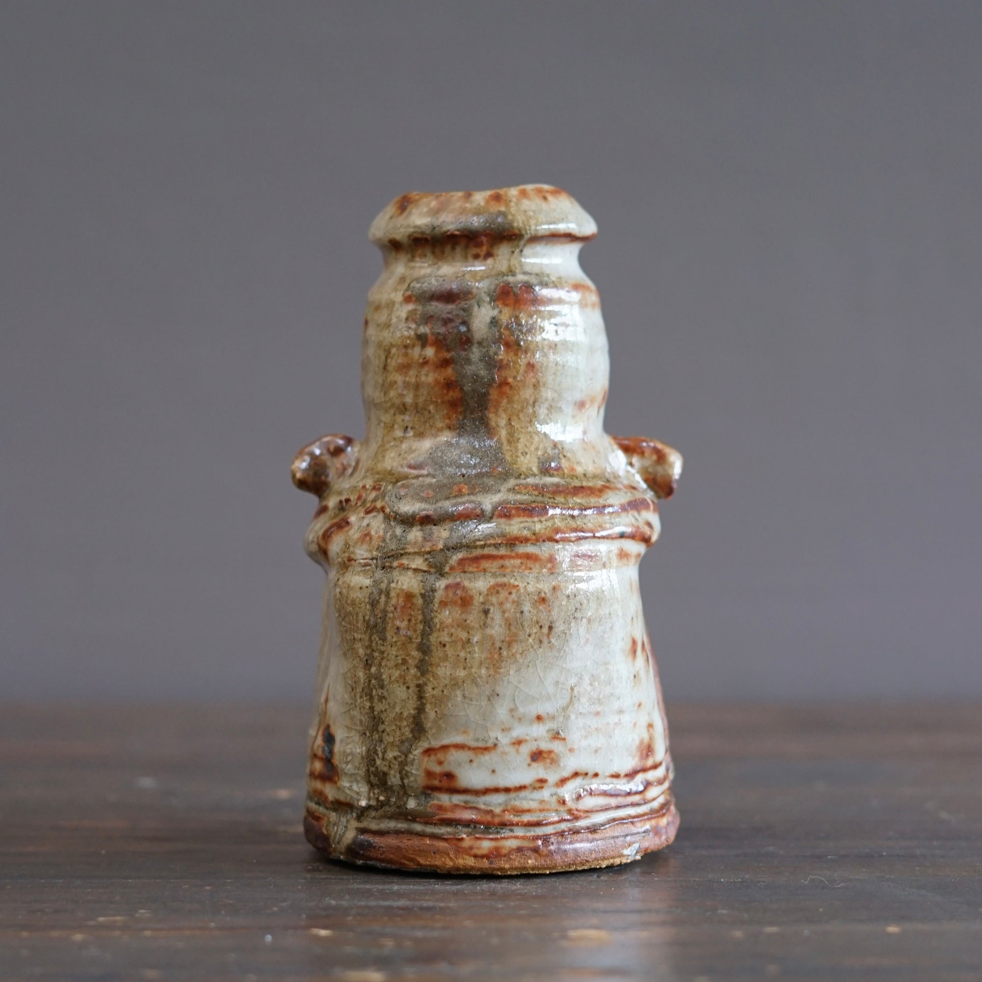 Wood Fired Flower Vase #FQ761D