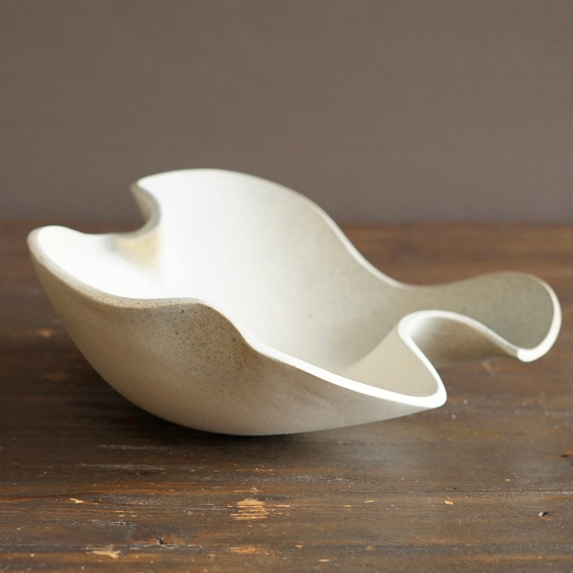 Sea Foam Wave Plate Medium #KY120
