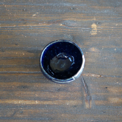 Round Gilded Ocean Tea Cup #HT477A