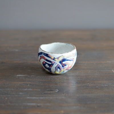 Round Rainbow Tea Cup #HT475C