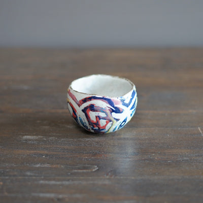 Round Rainbow Tea Cup #HT475E