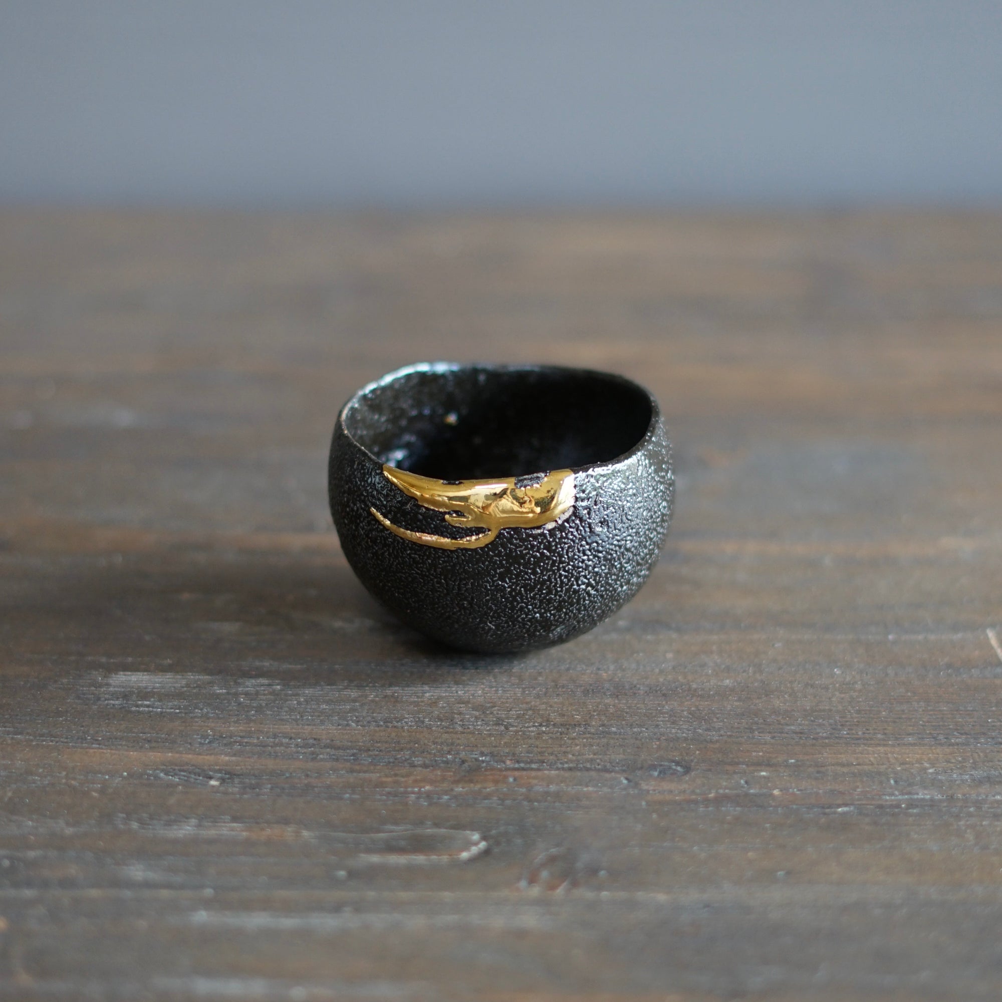 Gilded Earth Tea Cup #HT474C