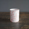 Red Dots Cylinder Vase #LK753B