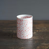 Red Dots Cylinder Vase #LK753B