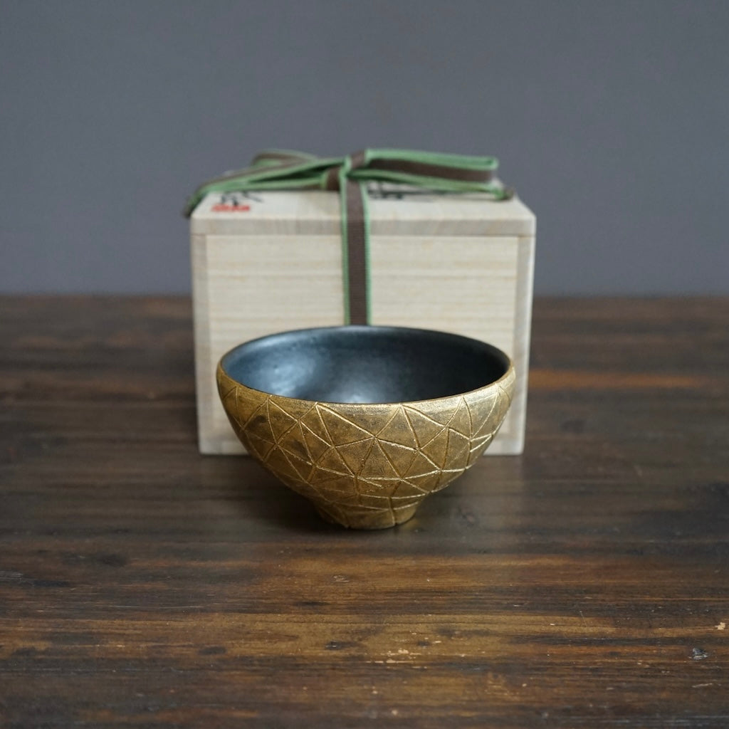 Gilded Tea Ceremony Bowl  #OMT103A