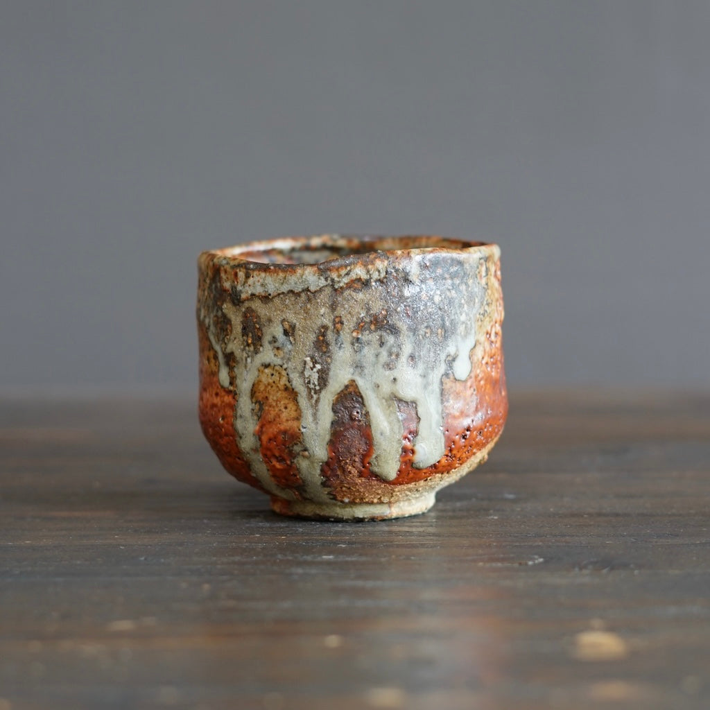 Wood Fired Tea Bowl #FQ724B