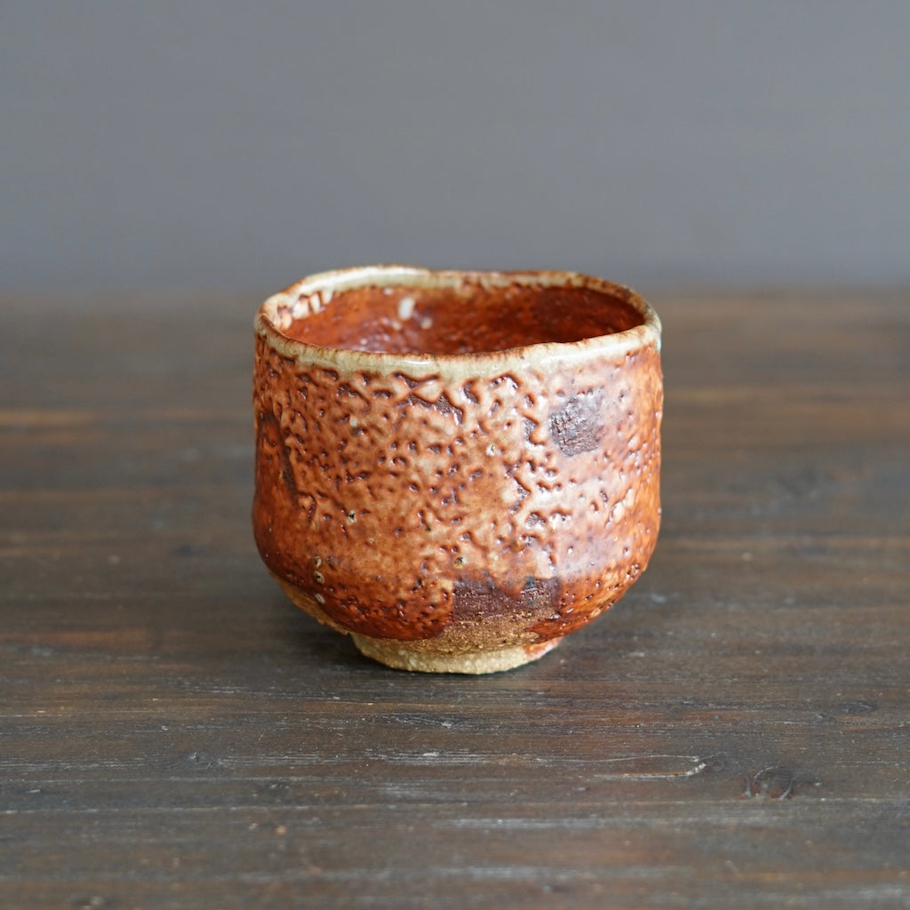 Wood Fired Tea Bowl #FQ724B