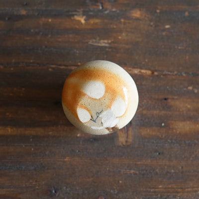 Wood Fired Seed Pod Bud Vase #KY250B