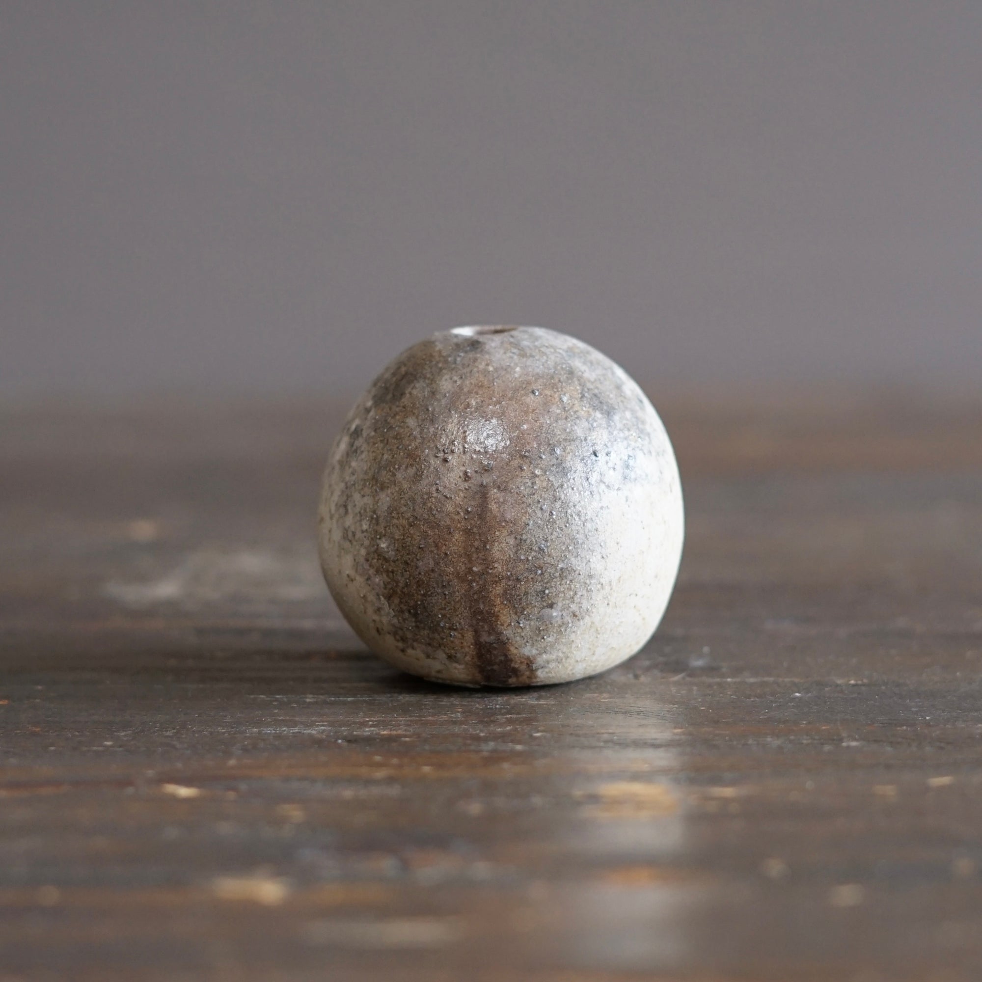 Wood Fired Seed Pod Bud Vase #KY250C