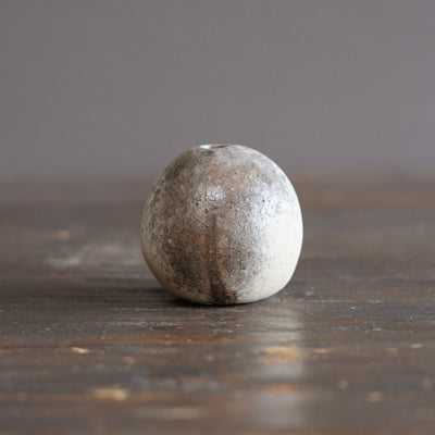 Wood Fired Seed Pod Bud Vase #KY250C