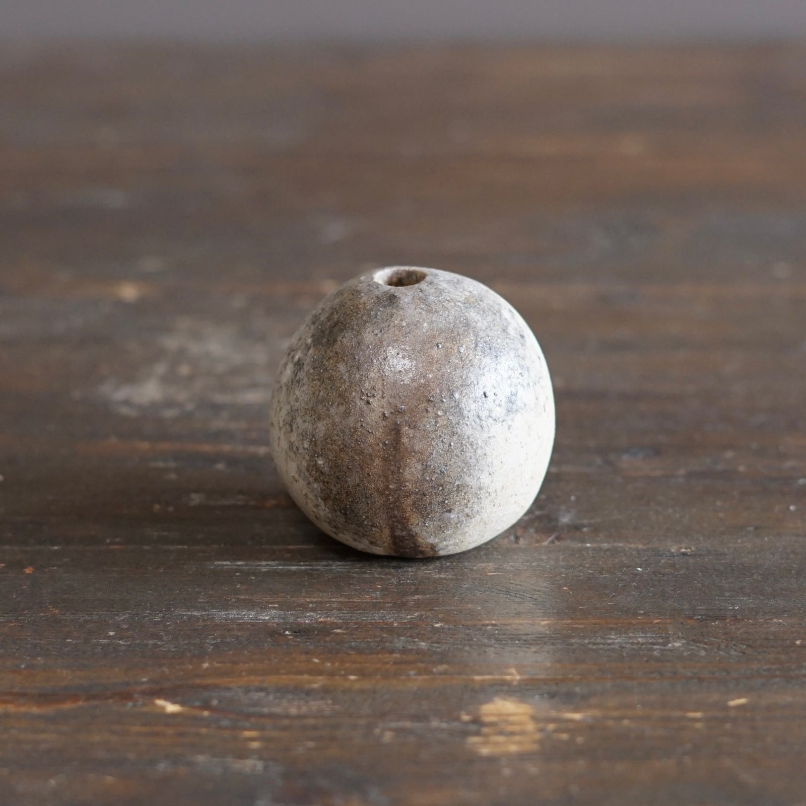 Wood Fired Seed Pod Bud Vase #KY250C