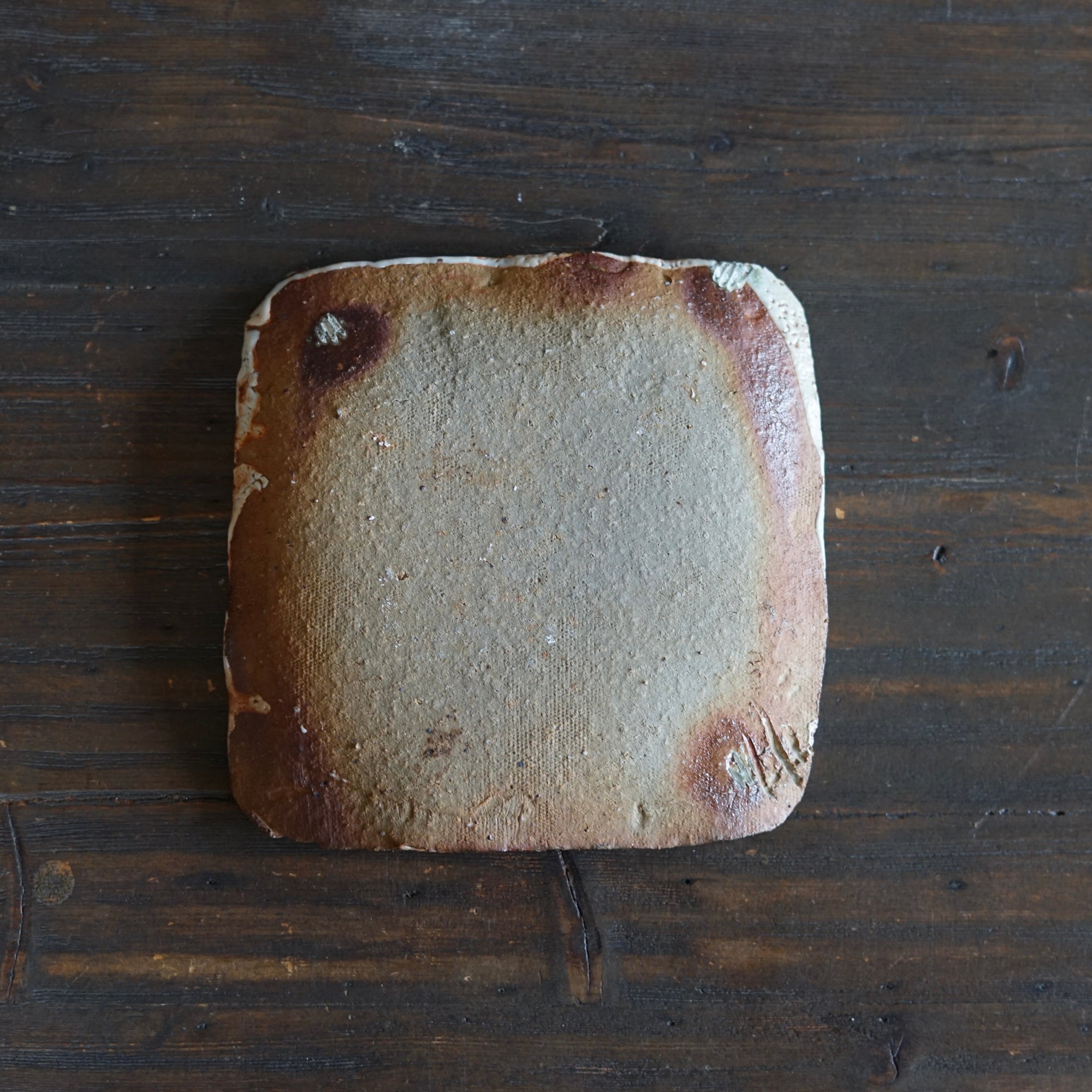 Wood Fired Square Plate #FQ725B