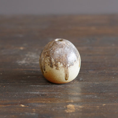 Wood Fired Seed Pod Bud Vase #KY250D