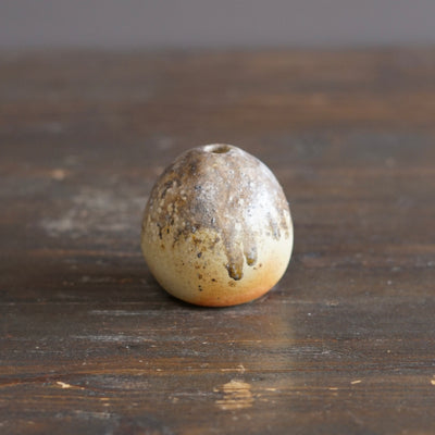 Wood Fired Seed Pod Bud Vase #KY250D