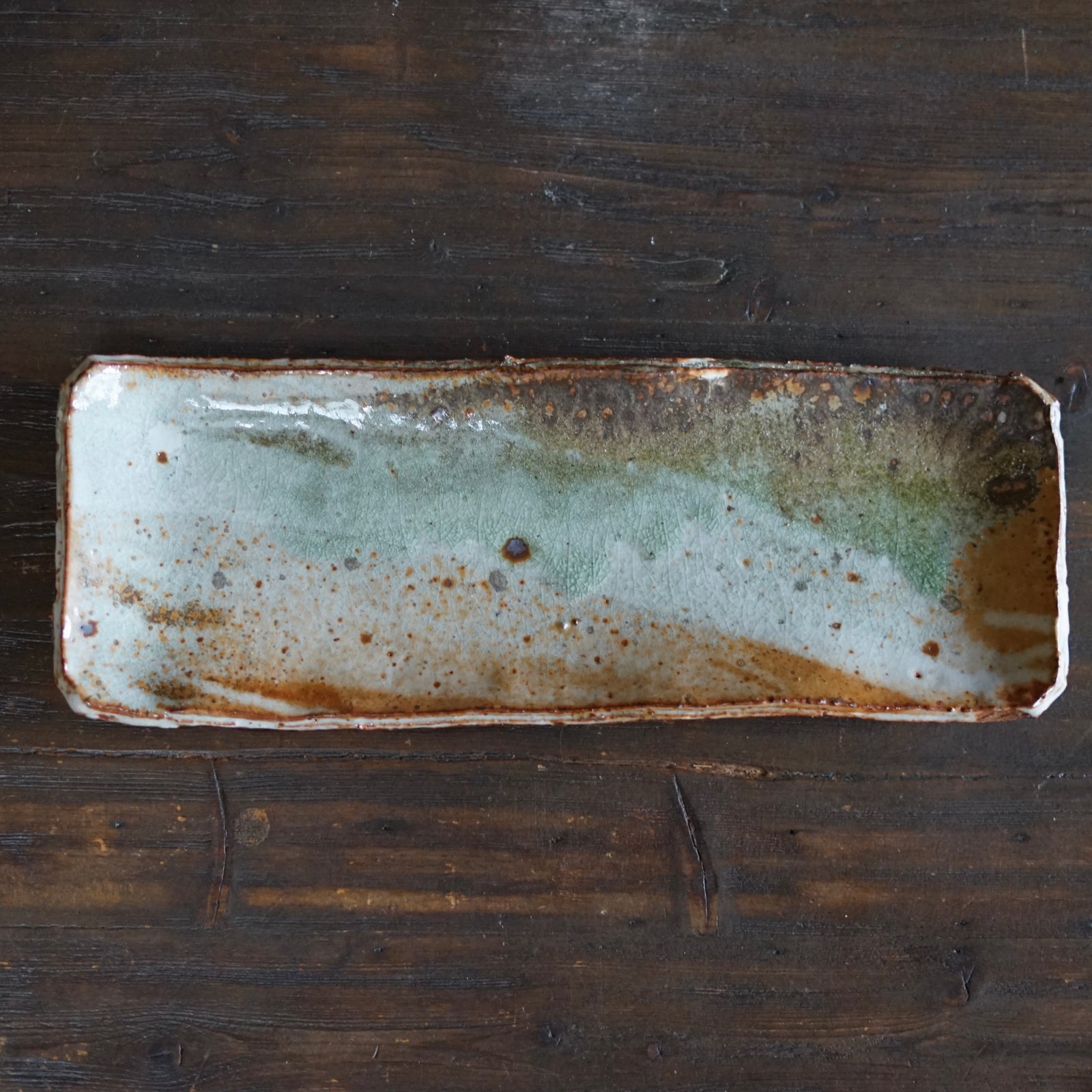 Wood Fired Large Rectangular Plate #FQ729