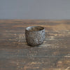 Carved Brown Sake Cup #LK755G