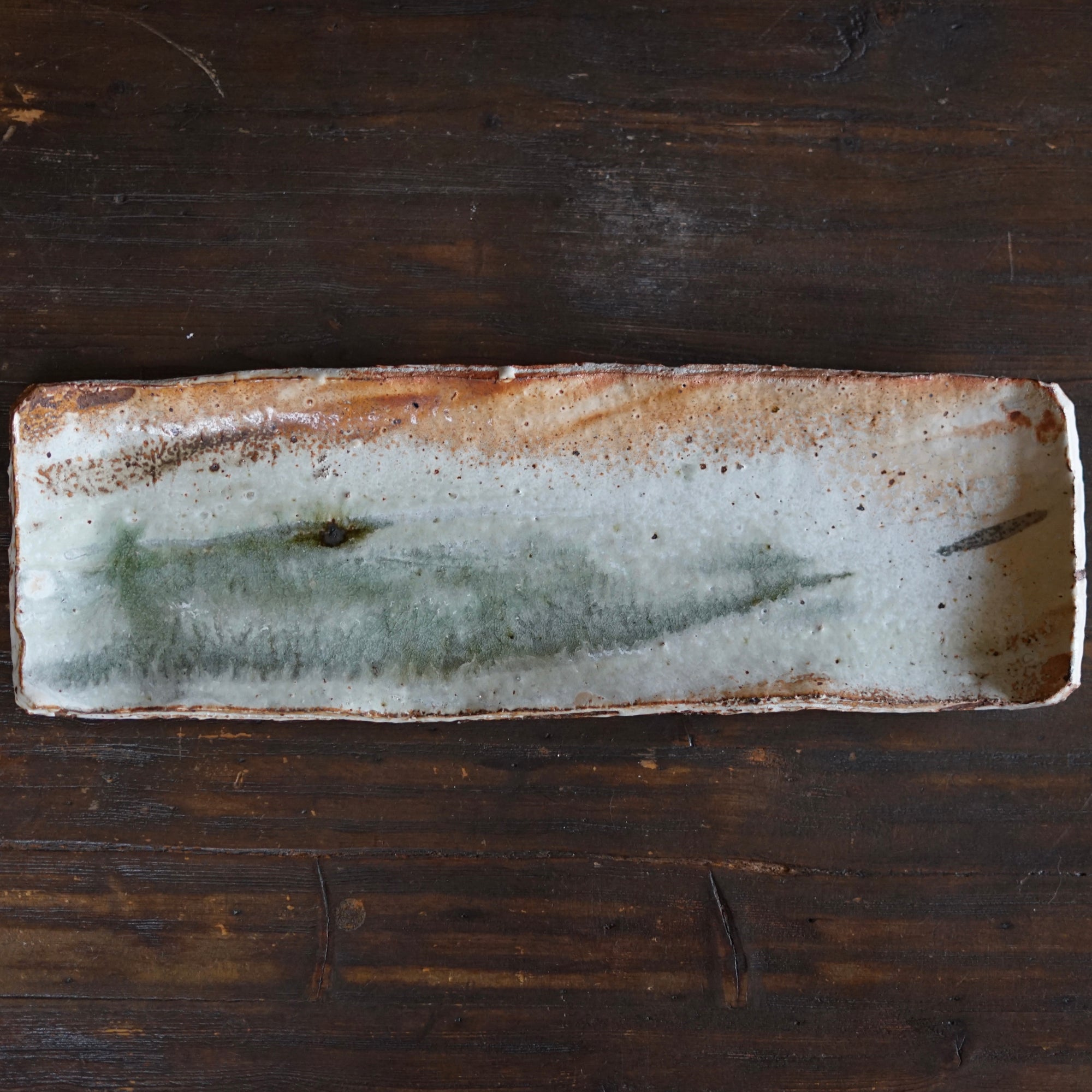 Wood Fired Rectangular Serving Plate #FQ728