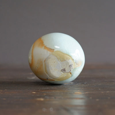 Wood Fired Seed Pod Large Bud Vase #KY248A