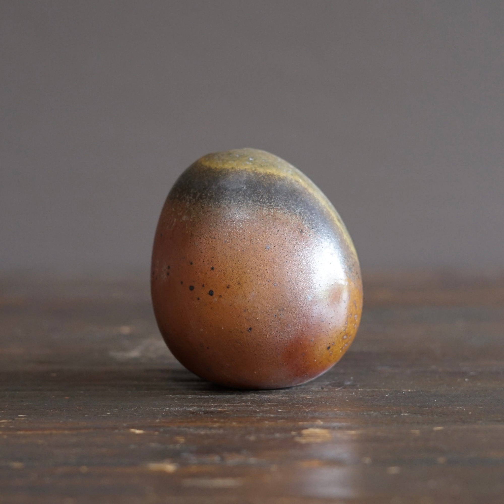 Wood Fired Seed Pod Large Bud Vase #KY248B