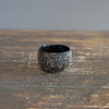 Carved Black Sake Cup #LK755D