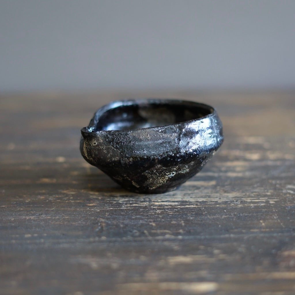 Gyokkaku Mashira Raku Spouted Bowl #AK59B