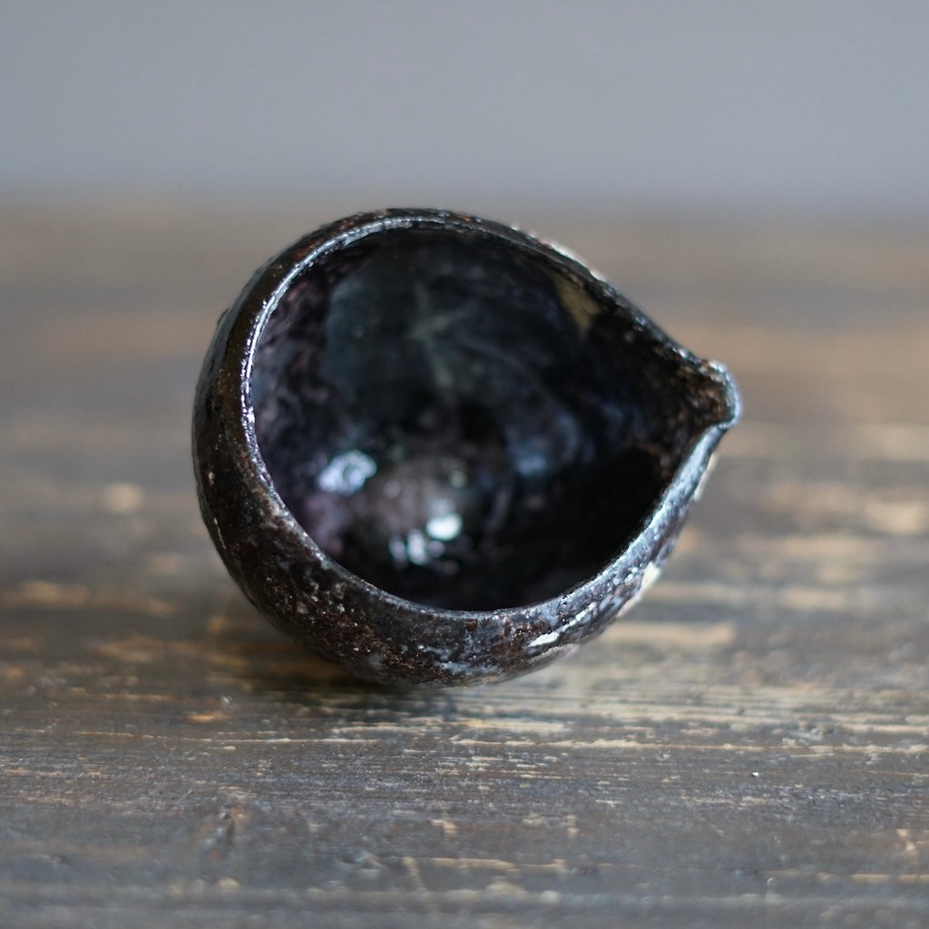 Gyokkaku Mashira Raku Spouted Bowl #AK59G