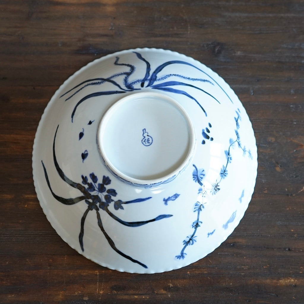 Lucky Fish Serving Bowl #Ki75