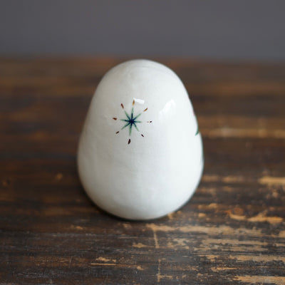 DARUMA Doll White Good Luck Holidays #OKA11