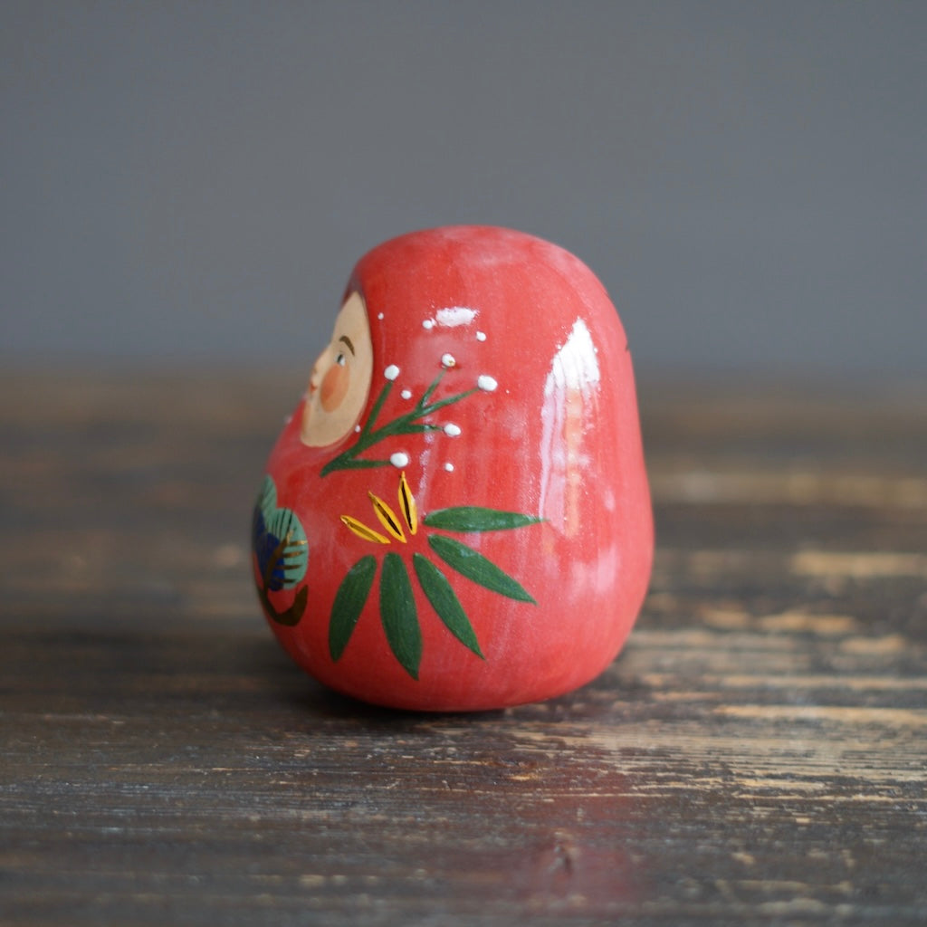 DARUMA Doll Red Good Luck Holidays #OKA12