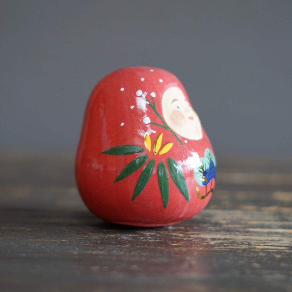 DARUMA Doll Red Good Luck Holidays #OKA14