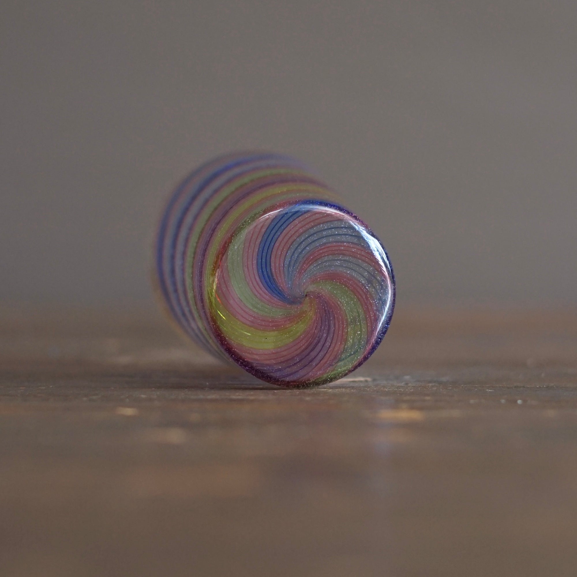 Twisted Rainbow Glass Cane Tumbler #NS35